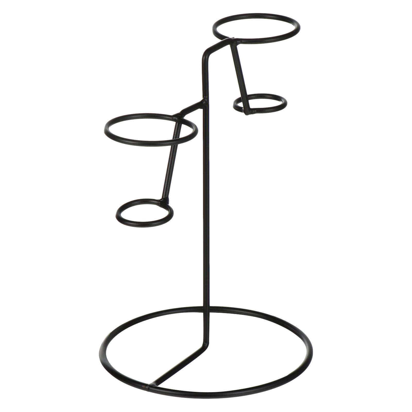 

Iron Art Cone Stand Ice Cream Rack Stable Base for Party Wedding Shower Dessert Display Rack Iron Art Cone Holder чёрный