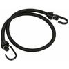 SK11 (SK11) Rubber Rope J Hook with Hooks On Both Ends Round Rubber Type 10mm X 70cm SKG-R1070BK