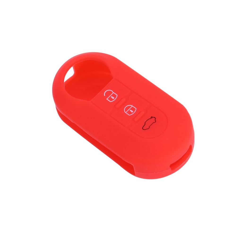 GRIRIW 3 Key Box Section Key Cover Accessory Key Case Accessory Key Set Remote Control Case Accessories, Red