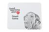 Great Dane I - Mouse Pad with Print, Personalized Dog-themed Mouse Pad, Unique Gadget for an Office Worker by Art-Dog Brand