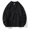 Men S V Neck Knitted Cardigan Sweatshirt Loose Casual Top