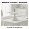 Snack Tray with Pedestal Sturdy Footed Spacious for Hosts