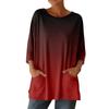 Women's 3/4 Sleeve Shirts Graphic Tees Shirts Casual Basic Tops Pullovers