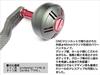 DRESS LOTUS45 Grip, 45mm Outer Diameter (DAIWA Type-L Compatible), Red
