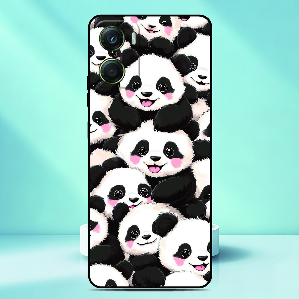 Panda Cute Phone Case For UMIDIGI G9 G9A G9C G9X G5 G6 G2 G1 A9 A11s A11 A13 Pro Max Bison GT GT2 X20 Custom Picture Cover