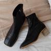 Kerrijade Wood Socks Boots_Black