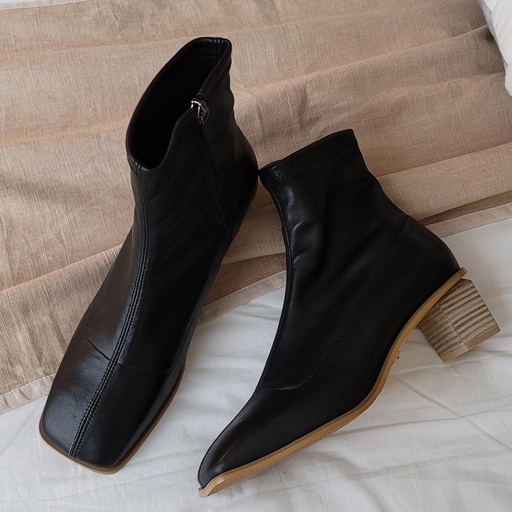 Kerrijade Wood Socks Boots_Black