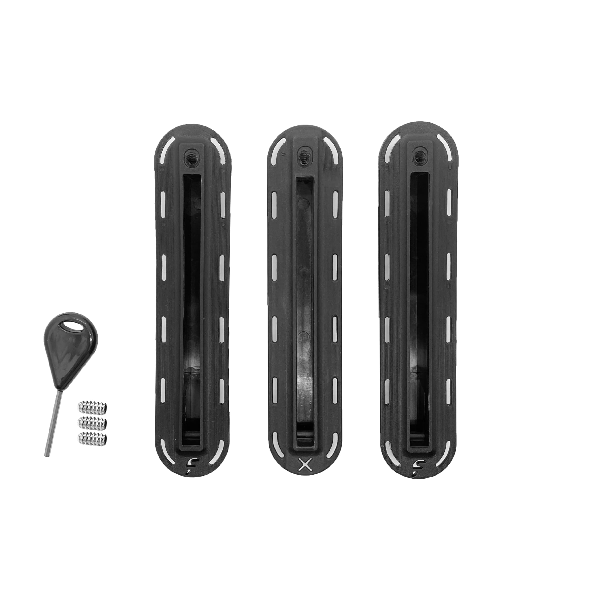 Surfboard Fin Box Set,3 Future Fin Box with key screw