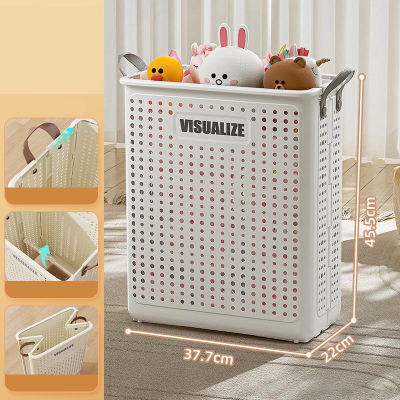Foldable Laundry Basket Large Size With Wheels Dirty Clothes Storage Organizer Large Laundry Bag For Home Bathroom Bedroom