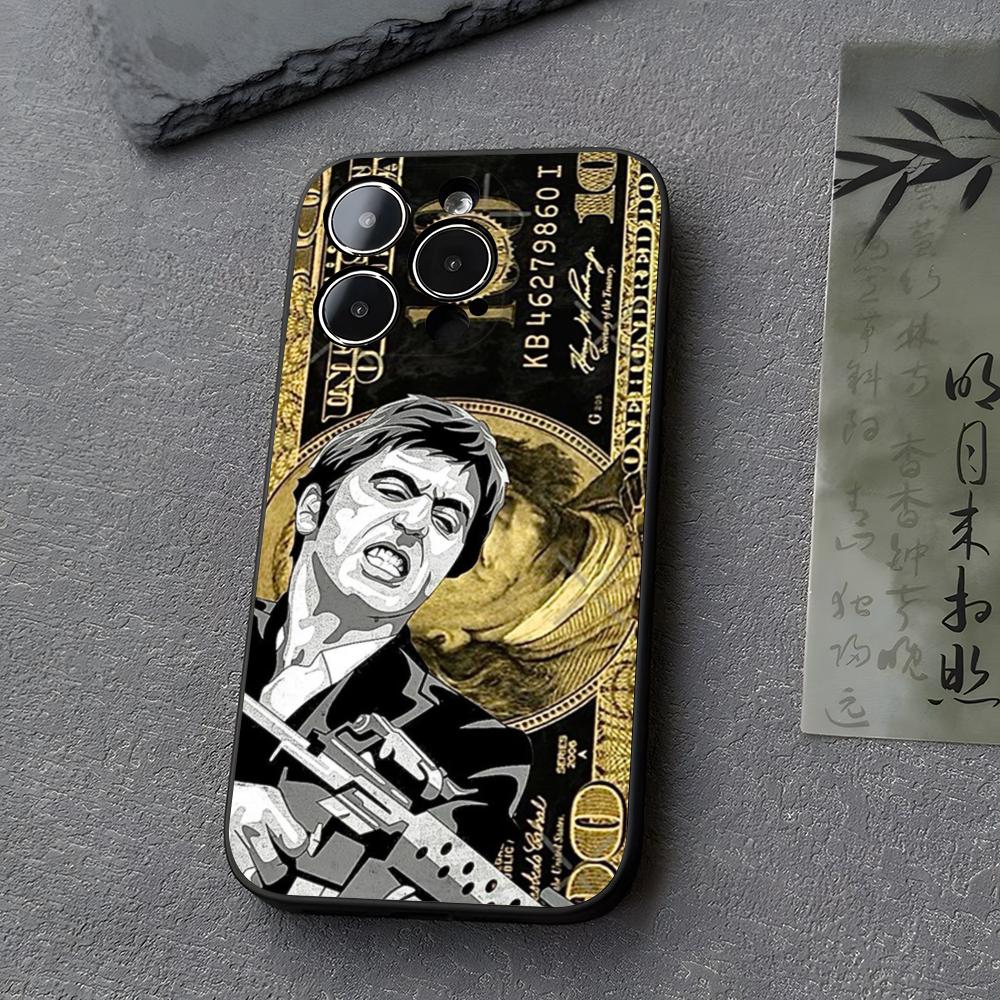 

Scarface Tony MontanaS Phone Case Funda For Iphone 13 17 16 11 15ProMax 14 12 Pro Xs Max Mini Xr X 7 8 6 6s Plus Covers iPhone 15 Pro Max
