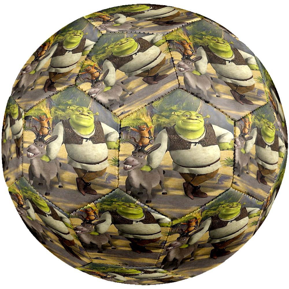 Shrek Theme Size 5 Soccer Ball, Suitable for Both Indoor and Outdoor Matches, a Gift Suitable for Everyone.