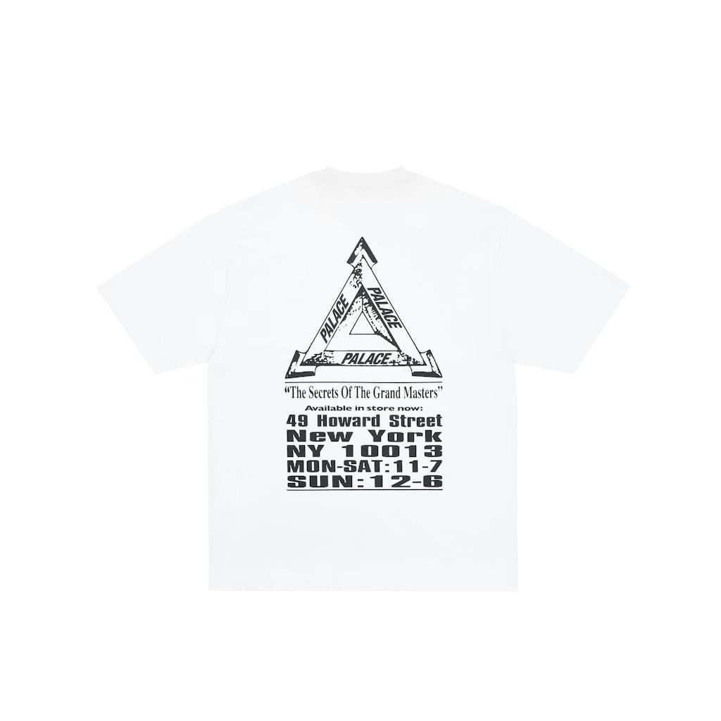 Palace Grand Master T-Shirt White Unisex Tops P29TS241 XL