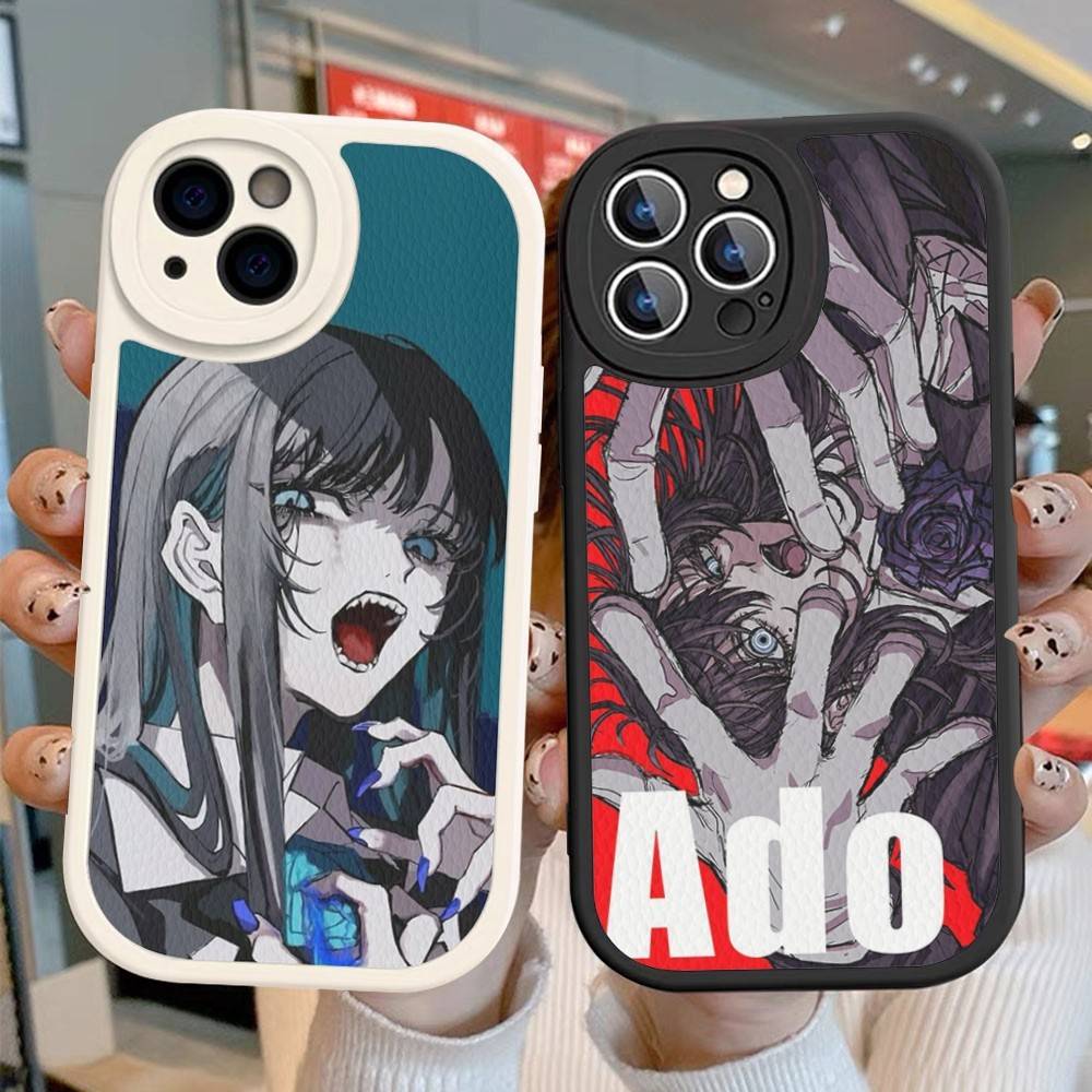 Virtual Singer Ado Phone Cover For IPhone 16 15 14 13 12 11 Pro Max Plus Leather Soft Case