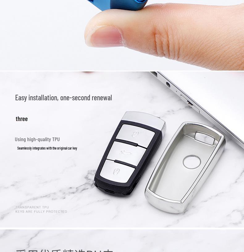 Volkswagen Key Case for Magotan B7 & Passat CC - Premium Half-Pack Design