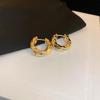 High-End European & American Metal Water Drop Ear Clips - No Piercing, Cool Autumn/Winter Style