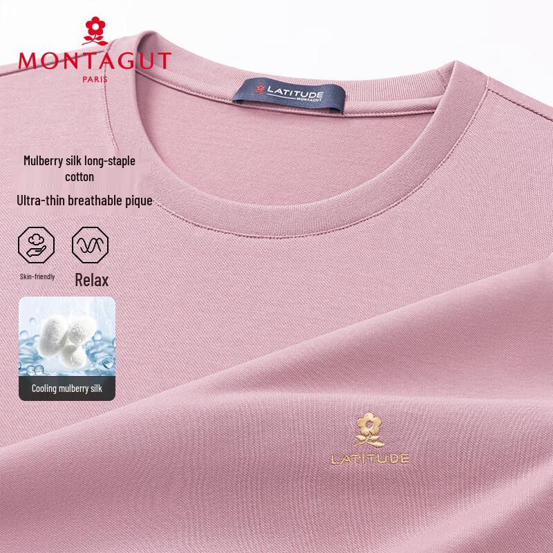 

MONTAGUT Men s Cooling Breathable Short-Sleeve Polo Shirt 3XL /56