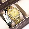 Diamond-Encrusted Men'S Watch Double Calendar Fashion Quartz Watch