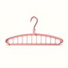 1pc Space Saving Multi-Hole Clothes Hanger for Home, Dorm, and Travel - Foldable Drying Rack for Trousers, Shirts, and Skirts