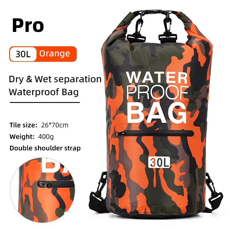 Schwimm PVC Pack Trockenbeutel Rucksack für Damen Herren 10L 15L 20L 30L Wasserdicht Schulter Kajak Treiben Rafting Surfen Bootfahren Tasche