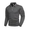 Mens Long Sleeve Polo Shirt Checkered Patchwork Casual Fashion Slim Fit Young Adults
