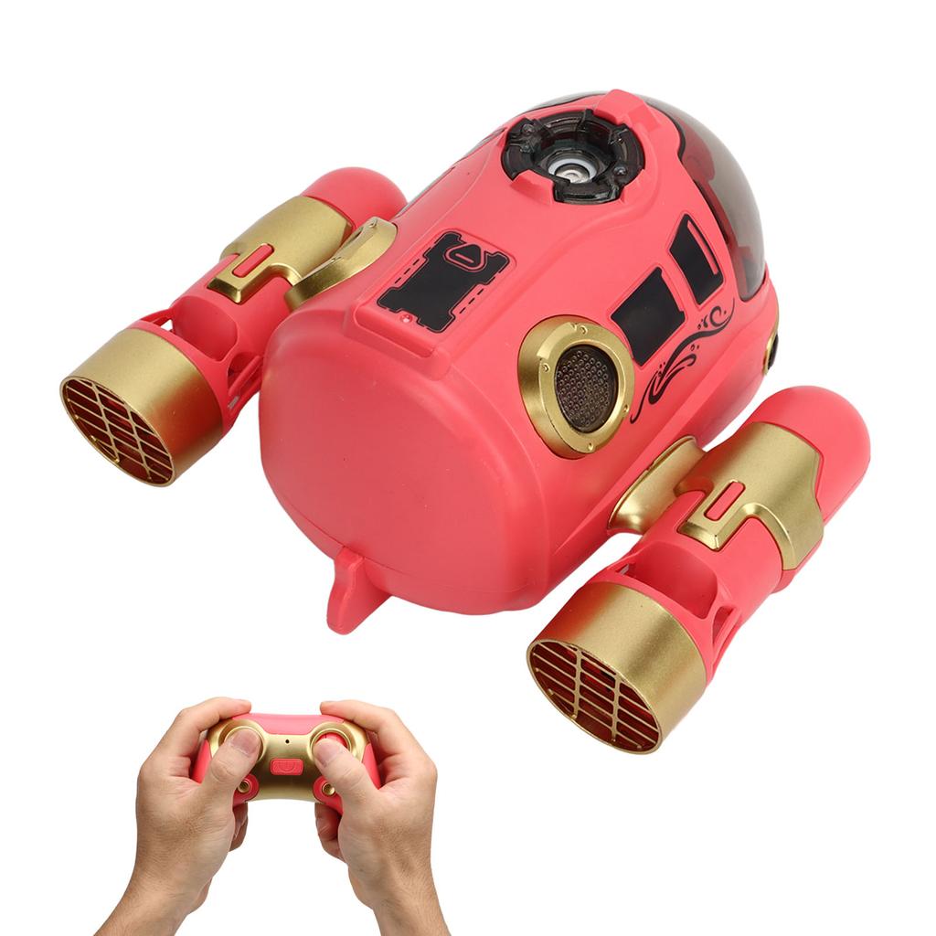 Remote Control Motorboat with 500mah Battery Submarine Spray Gasboat for Pools and Lake Toys