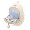 2026 New Burden Reducing Girl's Backpack Large Capacity Lightweight Waterproof Nylon School Bags Multi-layer Thickened Shoulder Strap Student Ruckpack