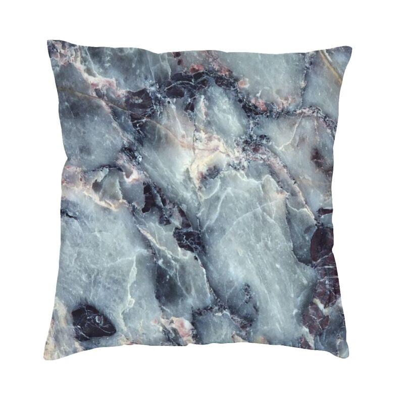 Marble Teal Agate Pattern Cushion Cover 45X45 Home Decor 3D Printing Marble Texture Throw Pillow For Living Room Two Side