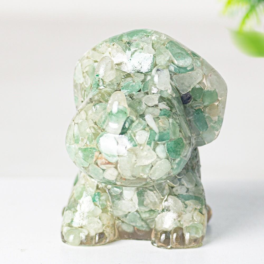 Resin Crystal Dragon Figurine With Cute Animal Design For Home Decor Gift