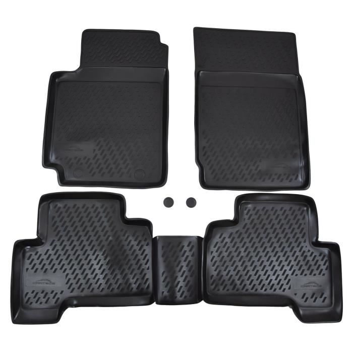 J&J AUTOMOTIVE | Exclusive 3D Rubber Floor Mats For Suzuki Grand Vitara 2005-2014 4-pcs