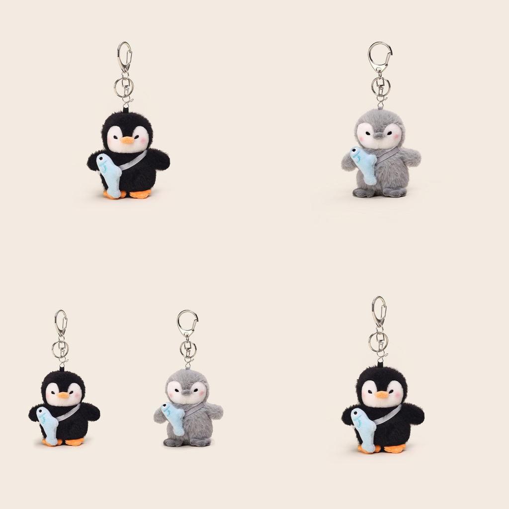Back Fish Penguin Plush Keychain With Soft Material For Cute Gifts And Accessories