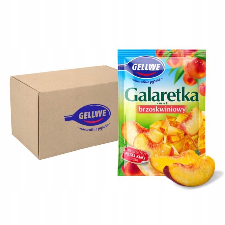 GELLWE Galaretka smak brzoskwiniowy 72 g x 20 sztuk