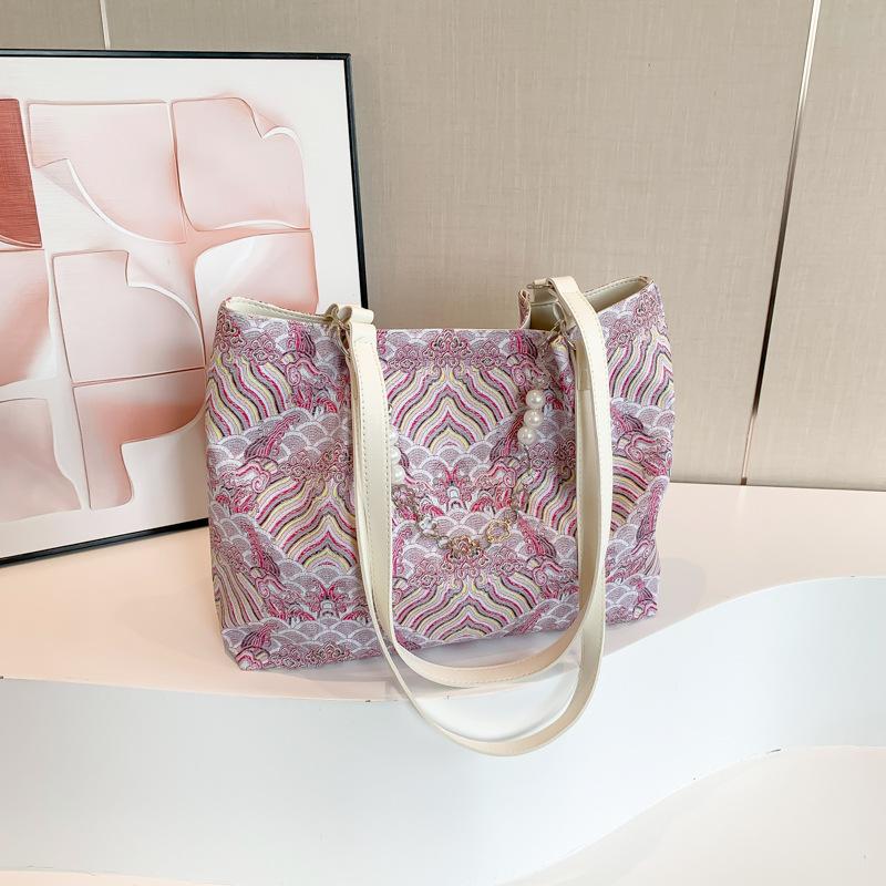 New Style Literary Chinese Style Bag Women Fashion Trend Women One-shoulder Handbag Tote Bag Chain Crossbody Bag