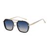 JYL TS Men's Punk Double-Bridge - Metal Square Retro Fashion Sunglasses HJ-98192