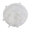 6-Piece Stretchable Silicone Food-Grade Lids for Fresh-Keeping