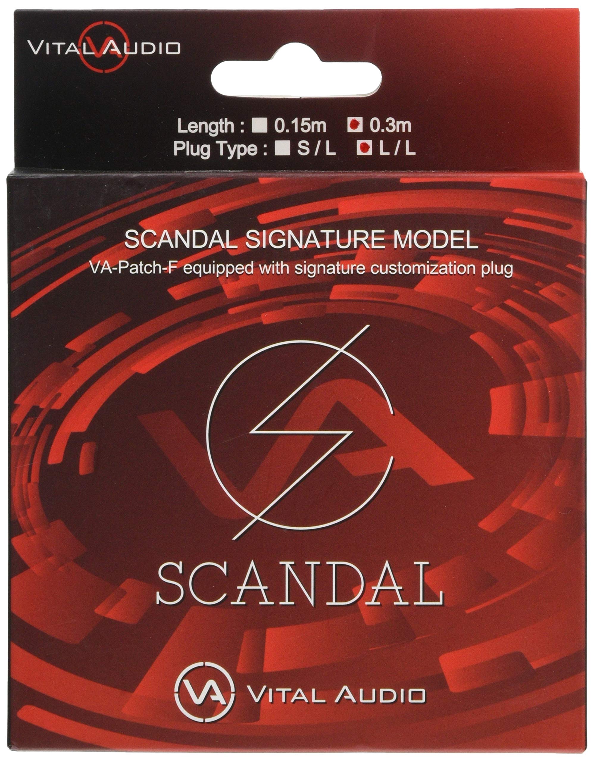

Vital Audio SCANDAL Signature Guitar Cable VA-Patch-FSD 0.3m LL