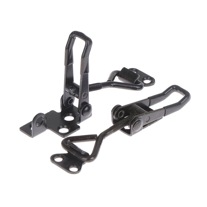 Toggle Latch Catch Toggle Clamp Adjustable Cabinet Boxes Lever Handle Lock Hasp For Home Sliding Door Furniture Hardware