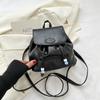 Women Retro Commuter Versatile Casual Chain Decorated Small Backpack