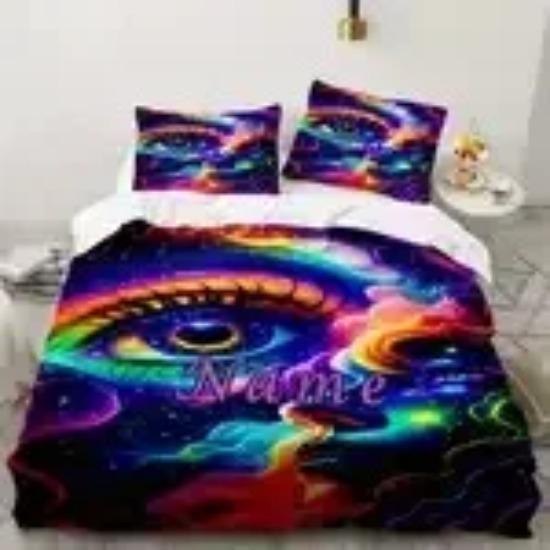Evil Eyes Duvet Cover Sets For Teens Adults Exotic Bohemian Quilt Covers Bedroom Decor 2 Pillowcases 1 Duvet Cover No Comforter