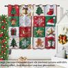 Gingerbread Man 3D Christmas Blackout Curtains - High-Precision Polyester Sun Protection