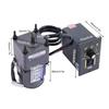 110V Gear Motor Speed Controller Adjustable 0-68RPM 20K Reduction Ratio Industrial Use