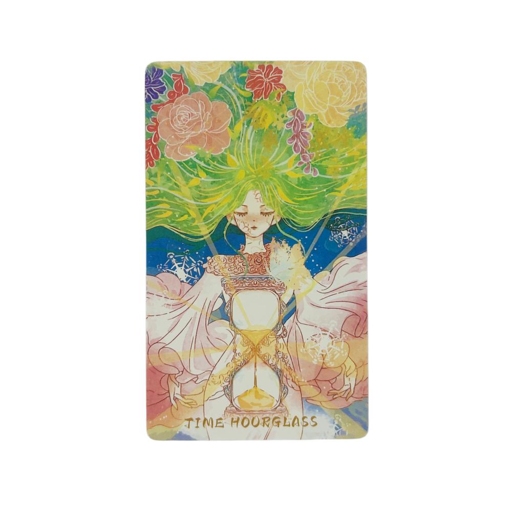 10.3*6cm Serenity Tarot Deck 78 Pcs Warm Dreamy Anime-Style Tarot Cards Based on Rider System