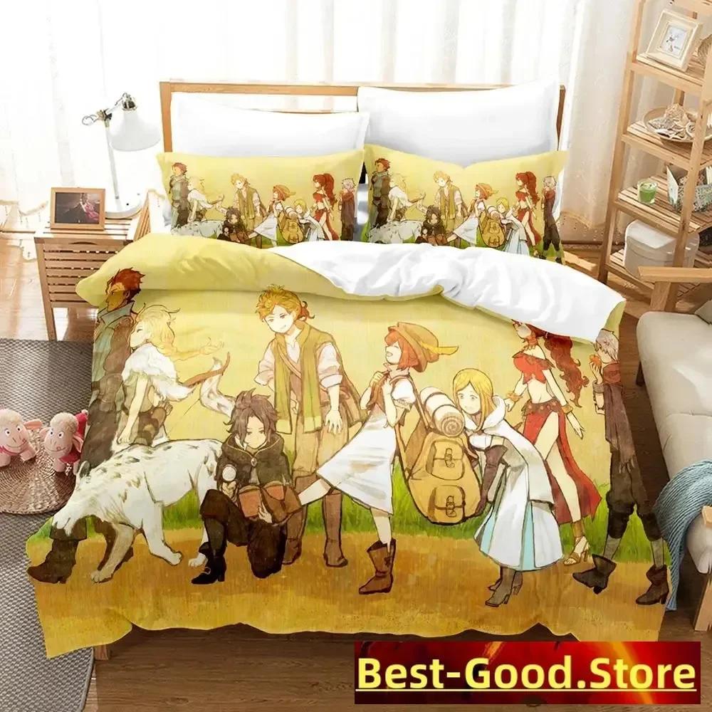 

Octopath Traveler Beding Set Single Twin Ful Quen King-Sized Dimensionsd Dimensions Bed Linen Set Adult People Kid Bedrom Duvetcover Sets Anime parure 135*200cm Eu-Single