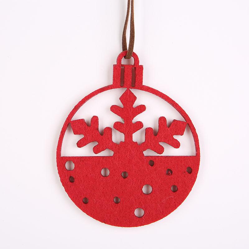 Neue Niedlichen Tier Cartoon Weihnachten Filz Anhänger Rentier Weihnachtsbaum Anhänger Party Navidad Dekorative Anhänger Urlaub Lieferungen