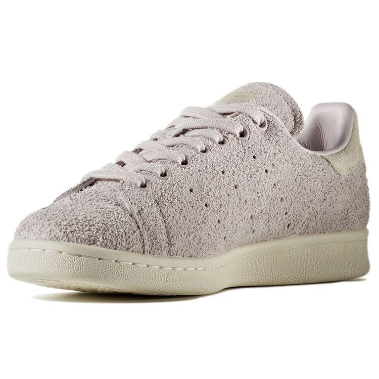 Adidas Originals Stan Smith Minimalist Comfortable Classic Versatile Casual Durable Low-Top Sneakers Women Sneakers Light-Purple S82258
