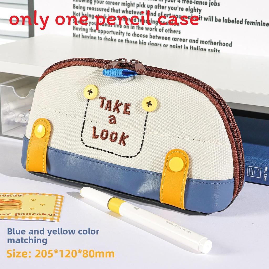 Stylish Korean Style Drawstring Pen Bag With Large Capacity For Students And Professionals