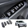 Stylish Interior Door Armrest Panel Trim Car Window Glass Lift Button Switchs Cover Easy Install for HRV Vezel Pack of 4