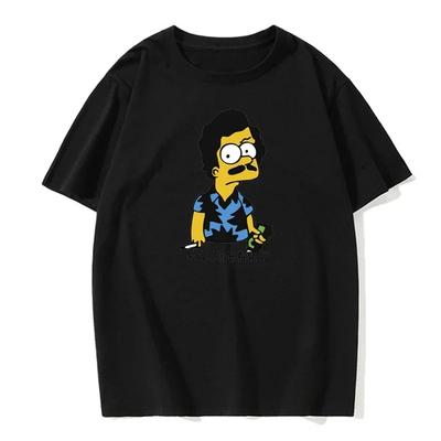 Summer Men's T-Shirt Funny Pablo Escobar Narcos Shirt Shirt Cotton Slim Round Neck Printed Casual Top Shirt#Color
