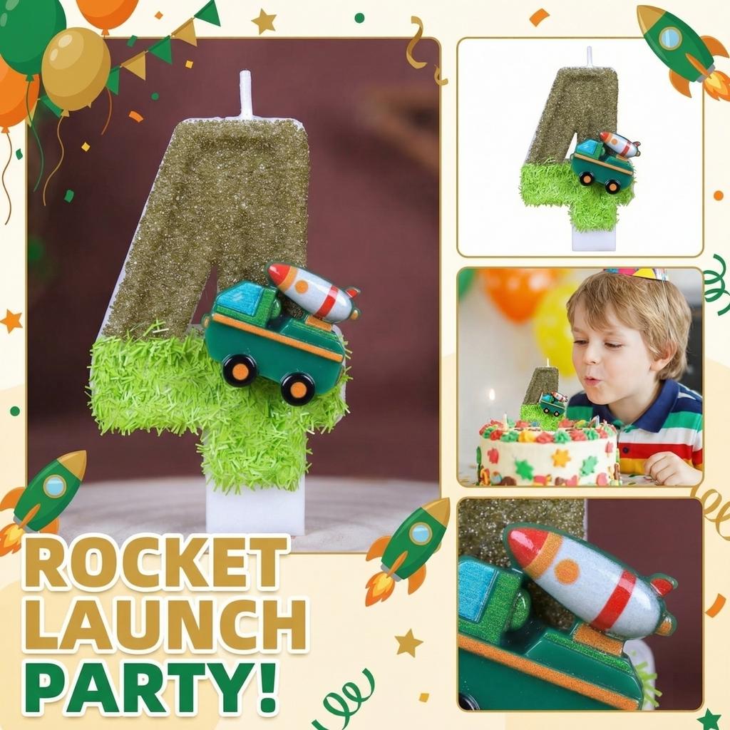 Fashion Cartoon Creative Birthday Candles Party Digital Candles
