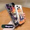 Date a Live Yamai Kaguya Clear Magsafe Mobile Phone Case for iPhone 17 16 15 14 13 12 11 Air Pro Max Plus Mini Colorful Cover