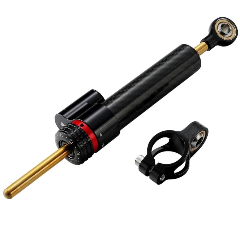 Motorcycle Steering Damper With Adjustable Shock Absorption Lightweight Aluminum Construction Fit For Precise Handling